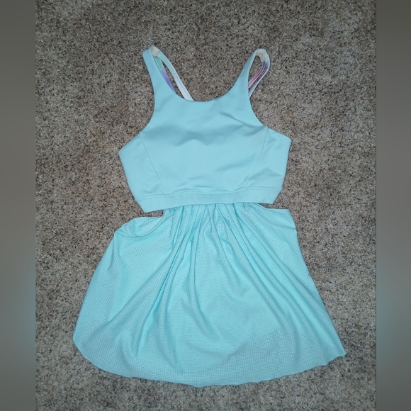 POPFLEX Tops - Popflex Active Bra Tank - open back size 6 Blue